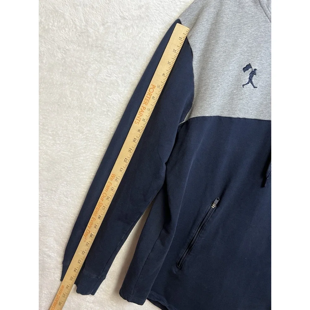 Baseballism Ken Griffey Jr #24 Hoodie Men's 3XL Gray Navy Mariners Full Zip